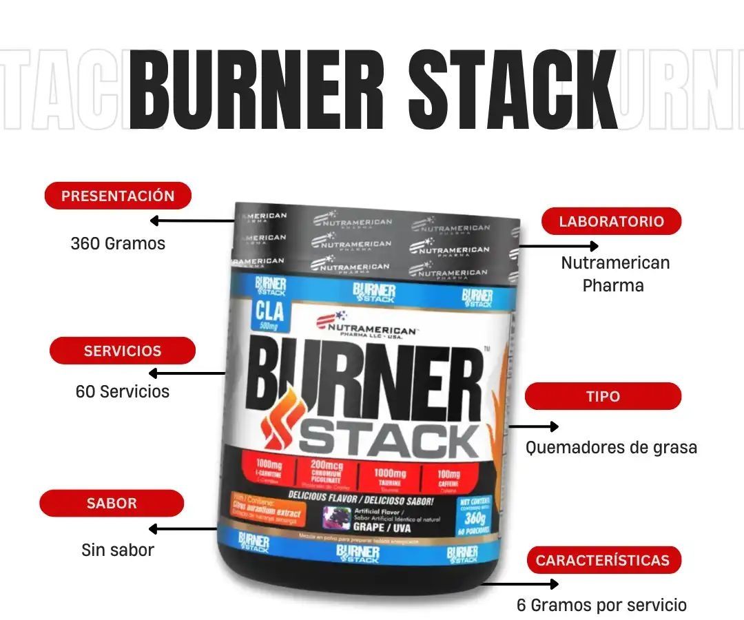 Quemador Burner stack 60 serv