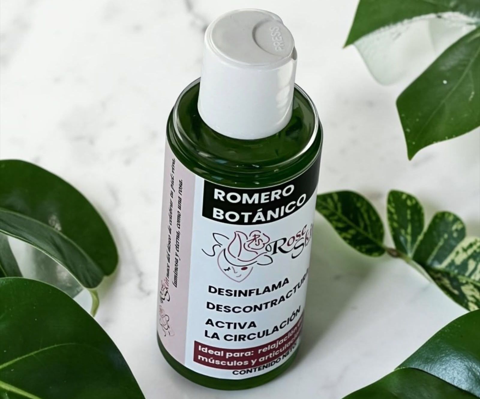 Romero Botánico Aceite para Masaje | ROSE SKIN