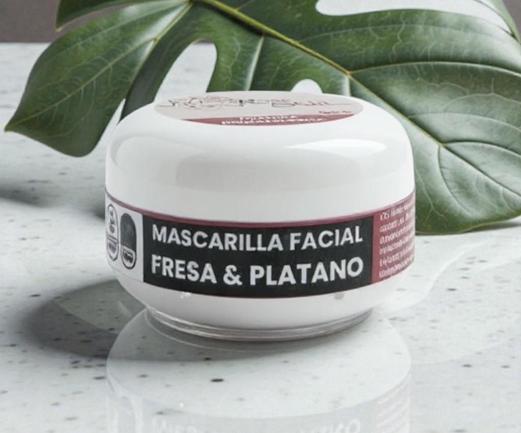 Mascarilla facial fresa y plátano | ROSESKIN
