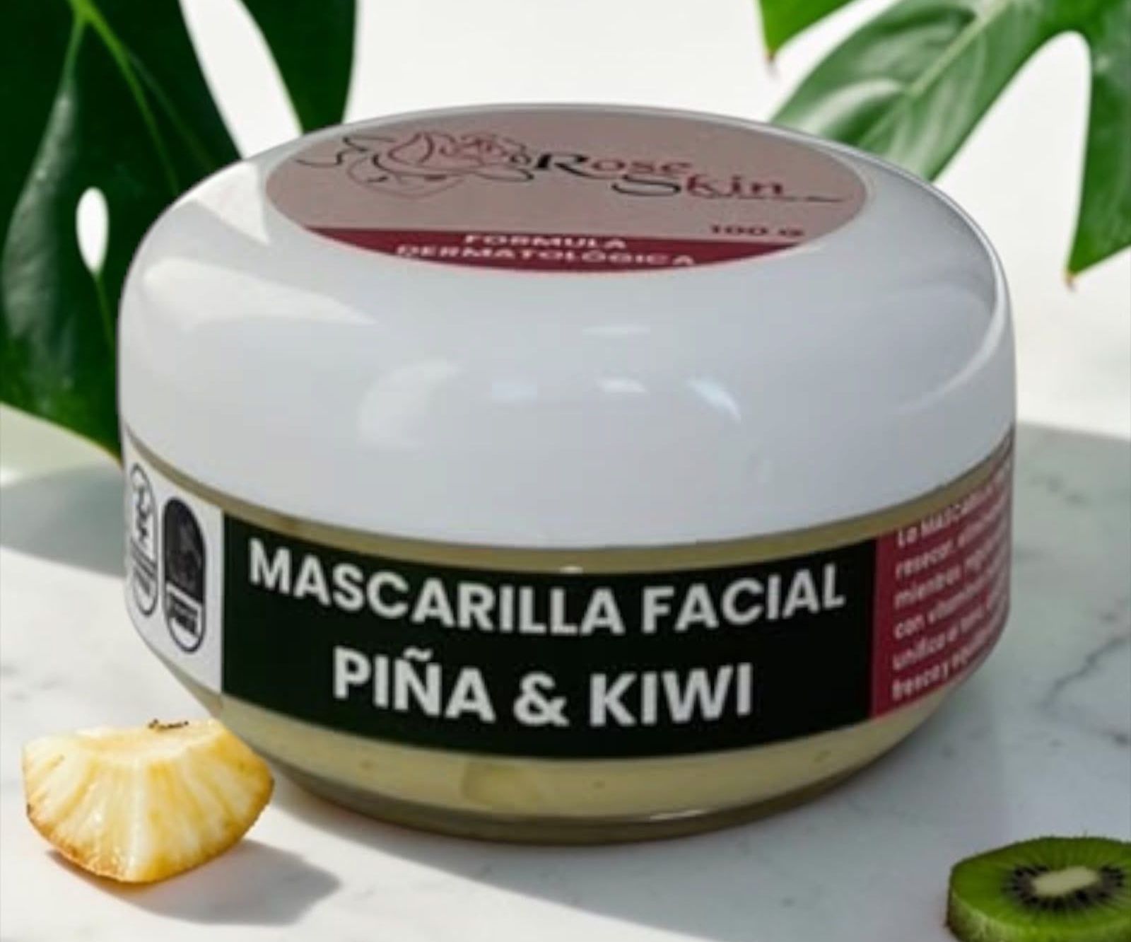 Mascarilla Facial Piña Kiwi | ROSE SKIN