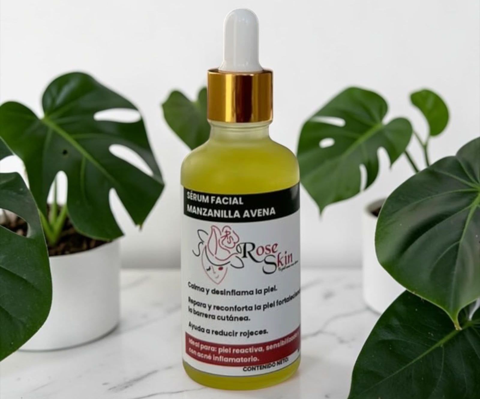 Sérum Facial Manzanilla + Avena | ROSE SKIN