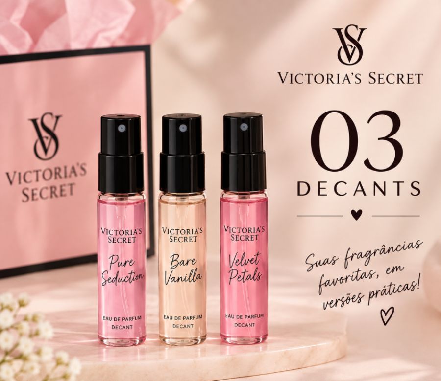 Kit Mini Victoria's Secrets — 03 Unidades