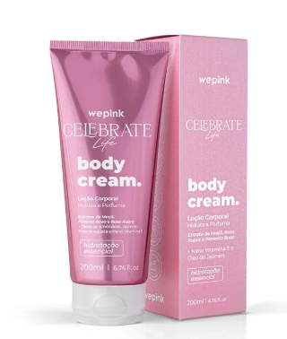 Loção Corporal Wepink Celebrate Life Body Cream 200ml