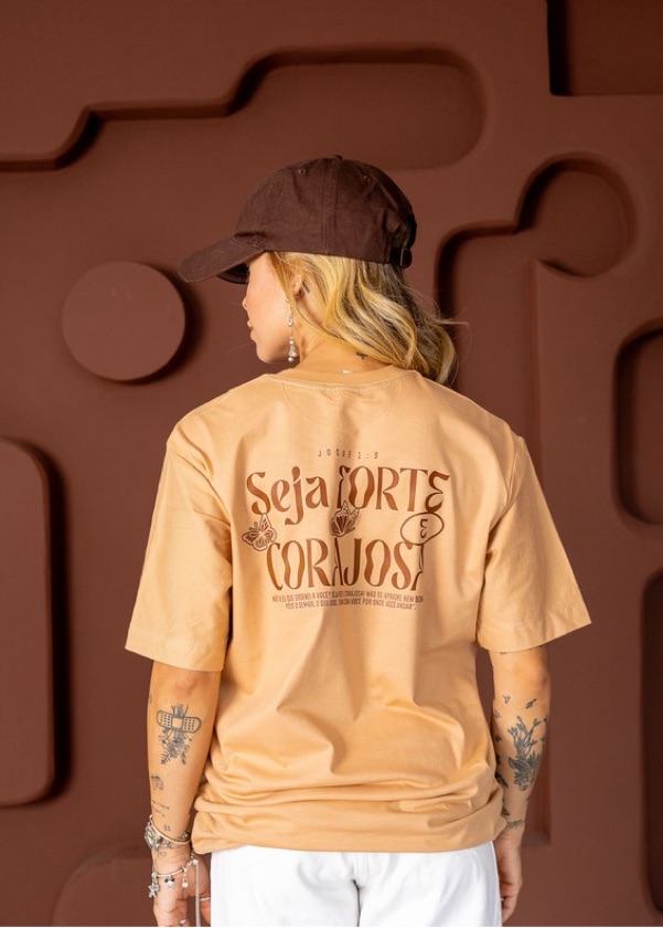 MAX T- SHIRT SEJA FORTE & CORAJOSA