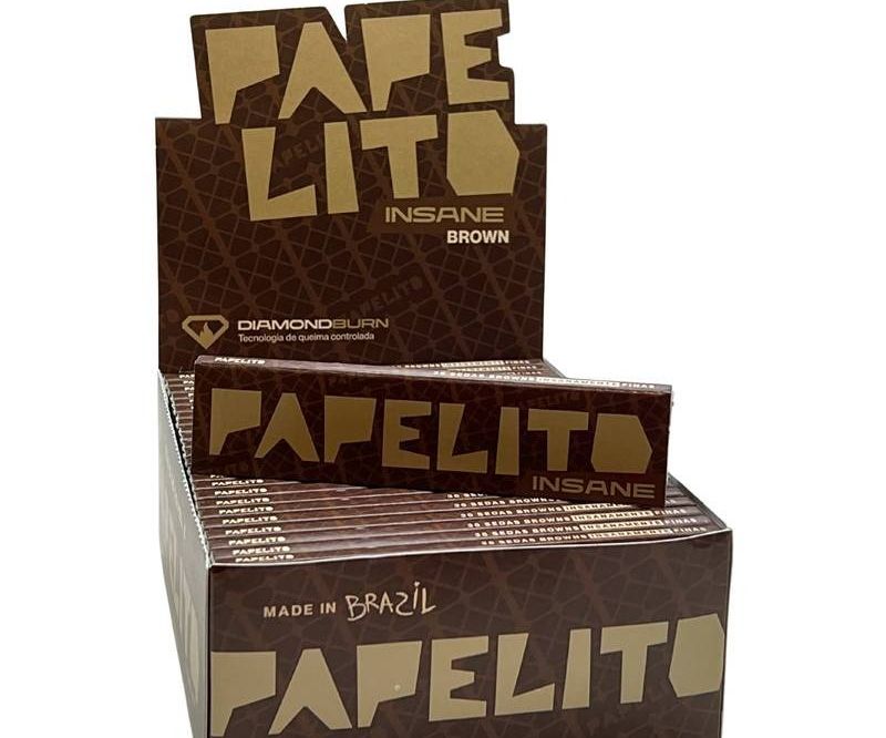 . Seda Papelito Insane Brown - Caixa c/ 50