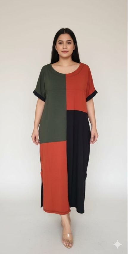 Vestido viscolycra premium plus size