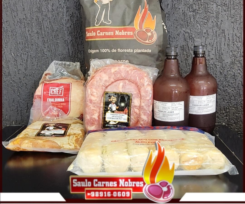 Kit Churrasco com Fraldinha e 2 Litros de Chopp Artesanal
