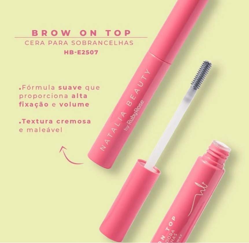 Cera Modeladora Sobrancelhas - Natália Beauty - Ruby Rose