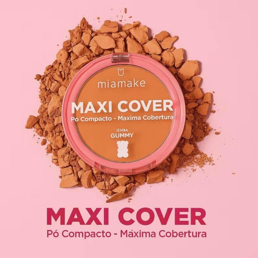 Pó Compacto Maxi Cover - Miamake