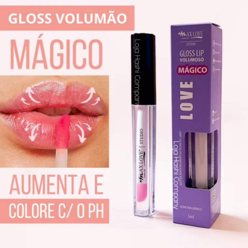 Gloss Lip Mágico - Max Love