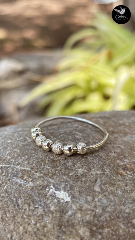 Anillo Antiestrés con Perlas