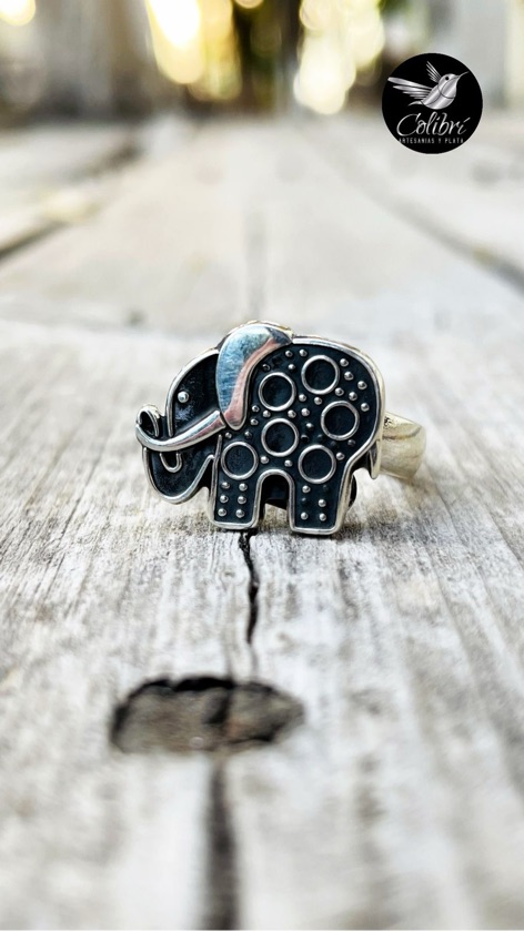Anillo Elefante de la Suerte