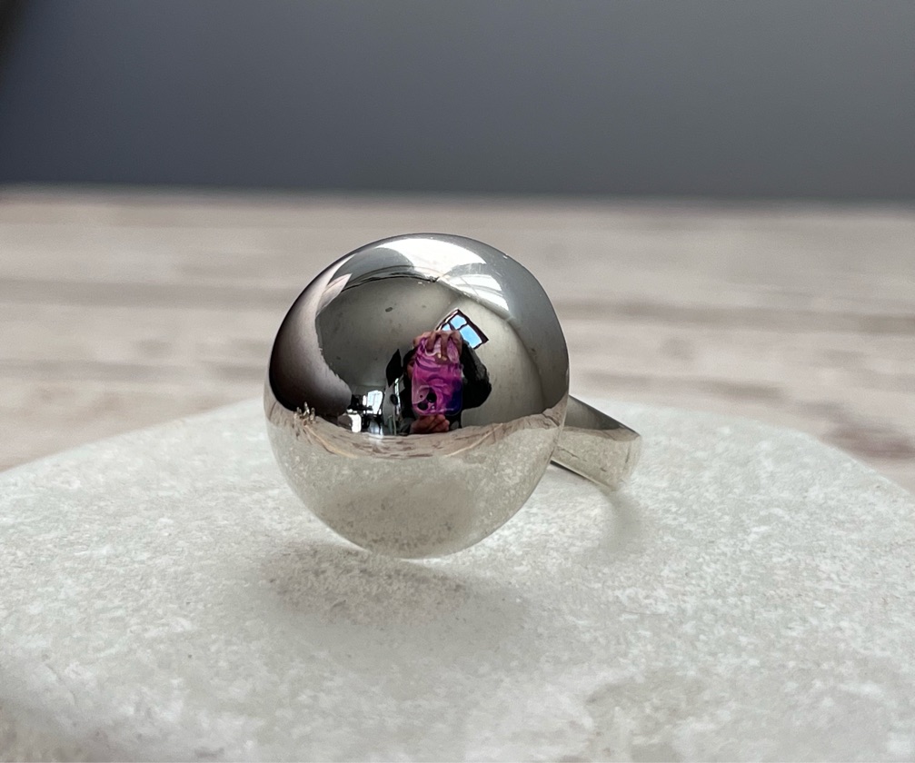 Anillo Esfera de Plata