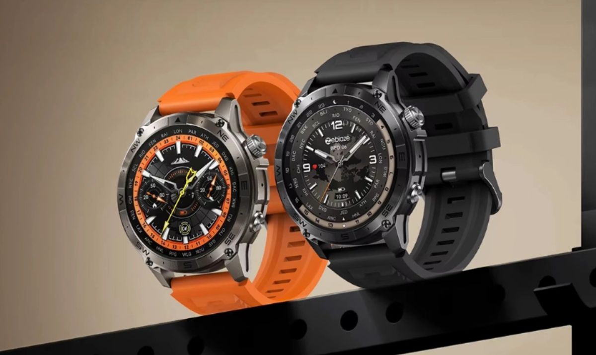 Zeblaze Stratos 2 Plus GPS | Strava Amoled Treinos Saúde | 3 Pulseiras