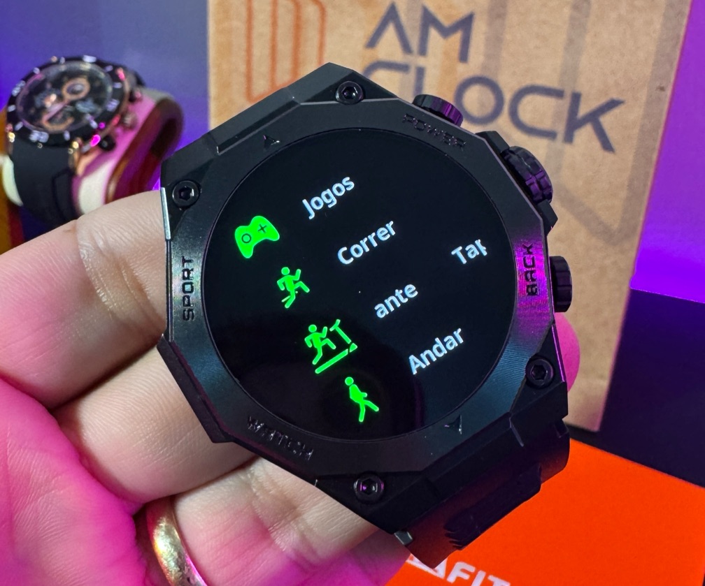 Energy 2 Militar Amoled | Monitora treinos, saúde, notificações, chamadas e + Brinde