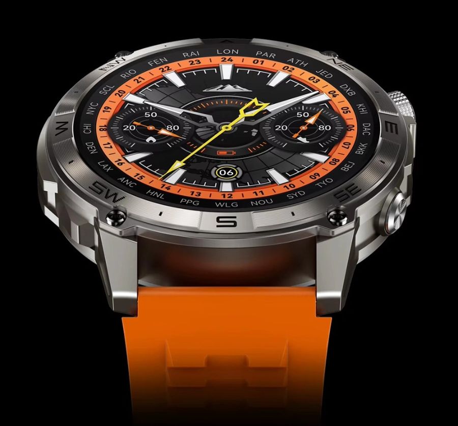 Zeblaze Stratos 2 Plus GPS | Strava Amoled Treinos Saúde | 3 Pulseiras