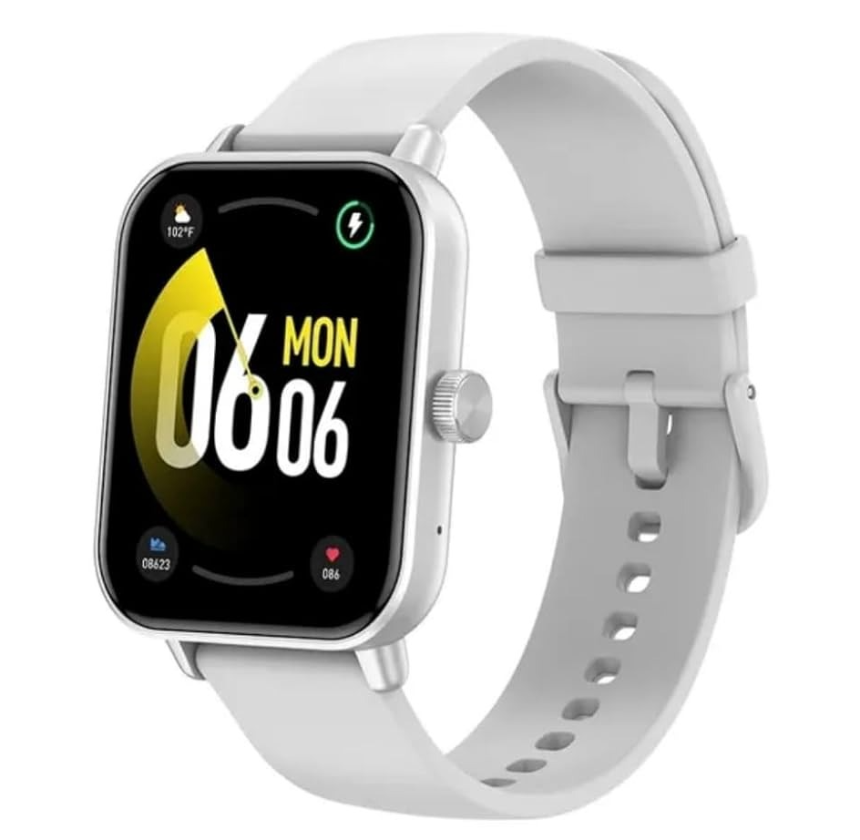 Smartwatch Colmi Pulse prata - Chamadas, treinos, notificações e muito mais...