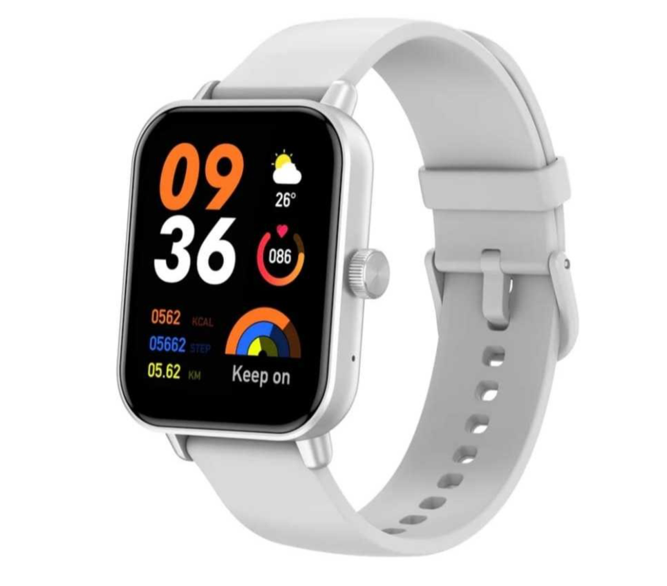 Smartwatch Colmi Pulse prata - Chamadas, treinos, notificações e muito mais...