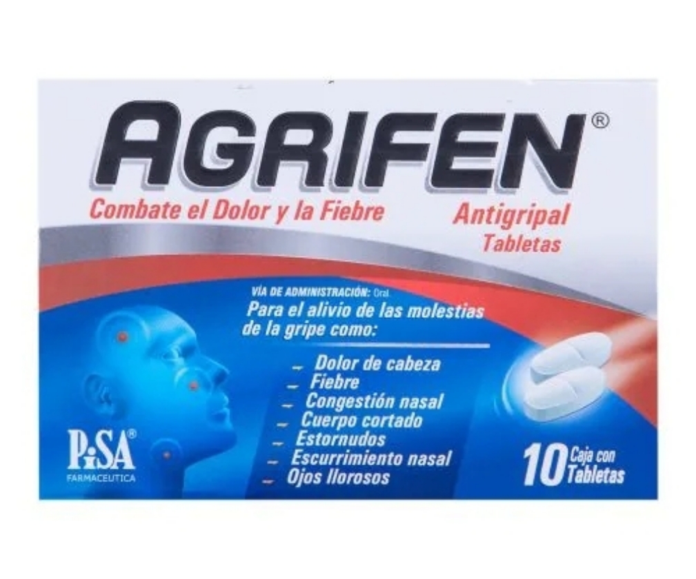 AGRIFEN ORAL 10 TABLETAS