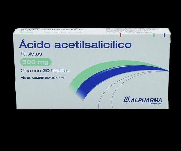ÁCIDO ACETILSALICÍLICO (Alpharma) c/20 TABS. 500 MG.