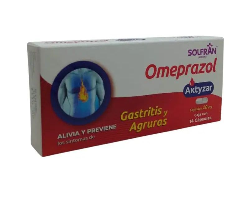 AKTYZAR c/ 14 CAPS. 20 MG. Omeprazol