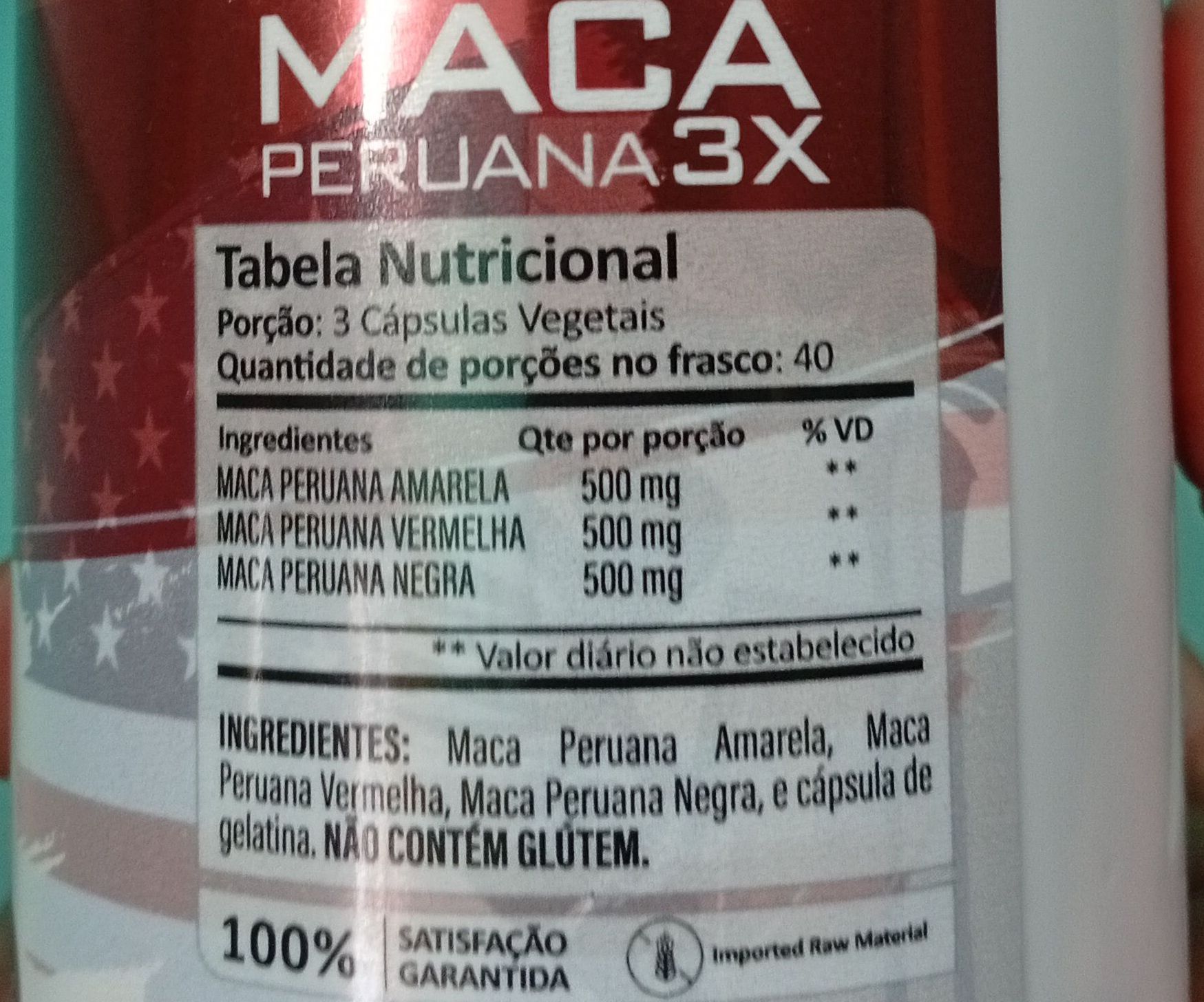 MACA PERUANA 3X 120CAPS ( SHADOW NUTRITION)