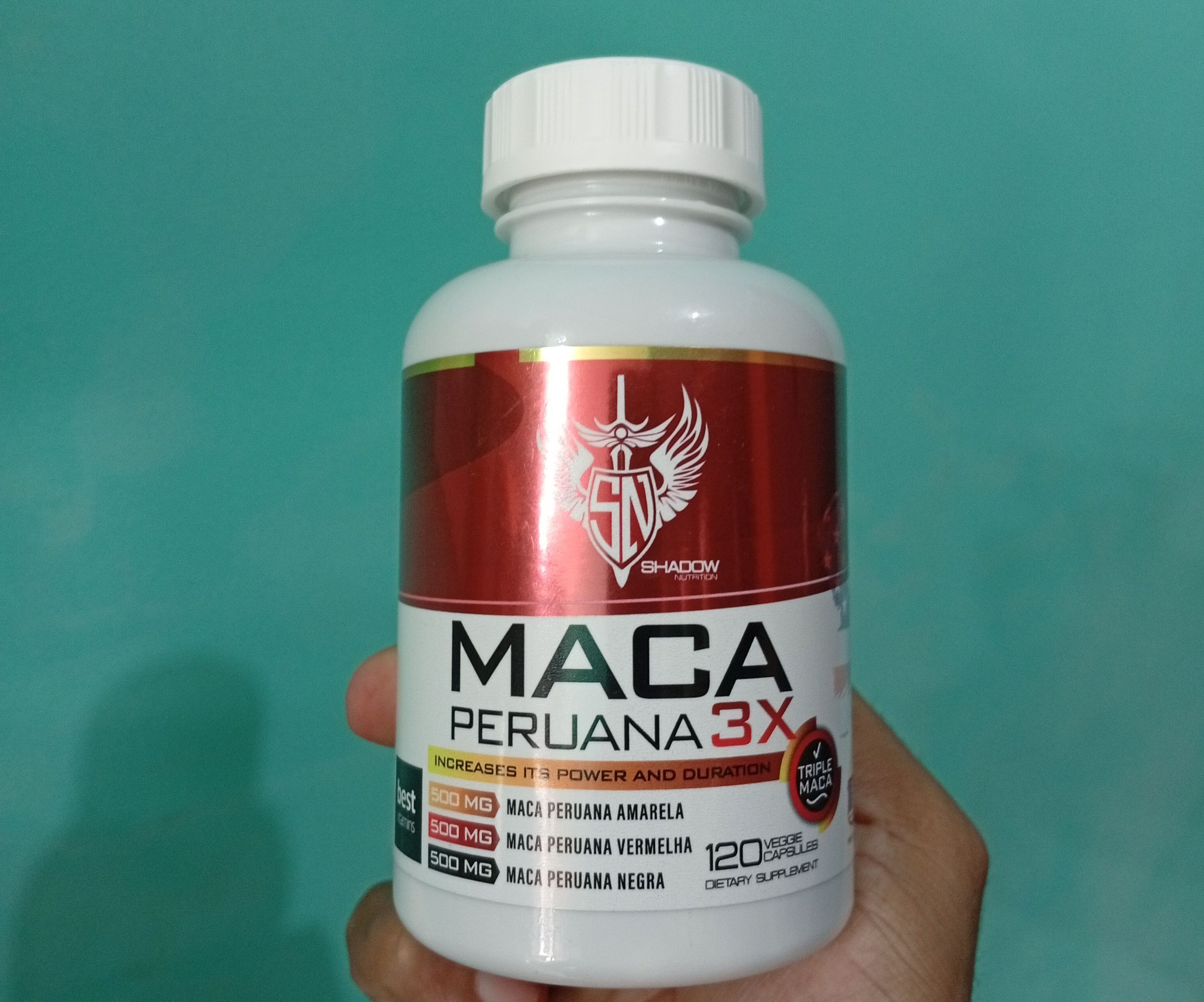 MACA PERUANA 3X 120CAPS ( SHADOW NUTRITION)