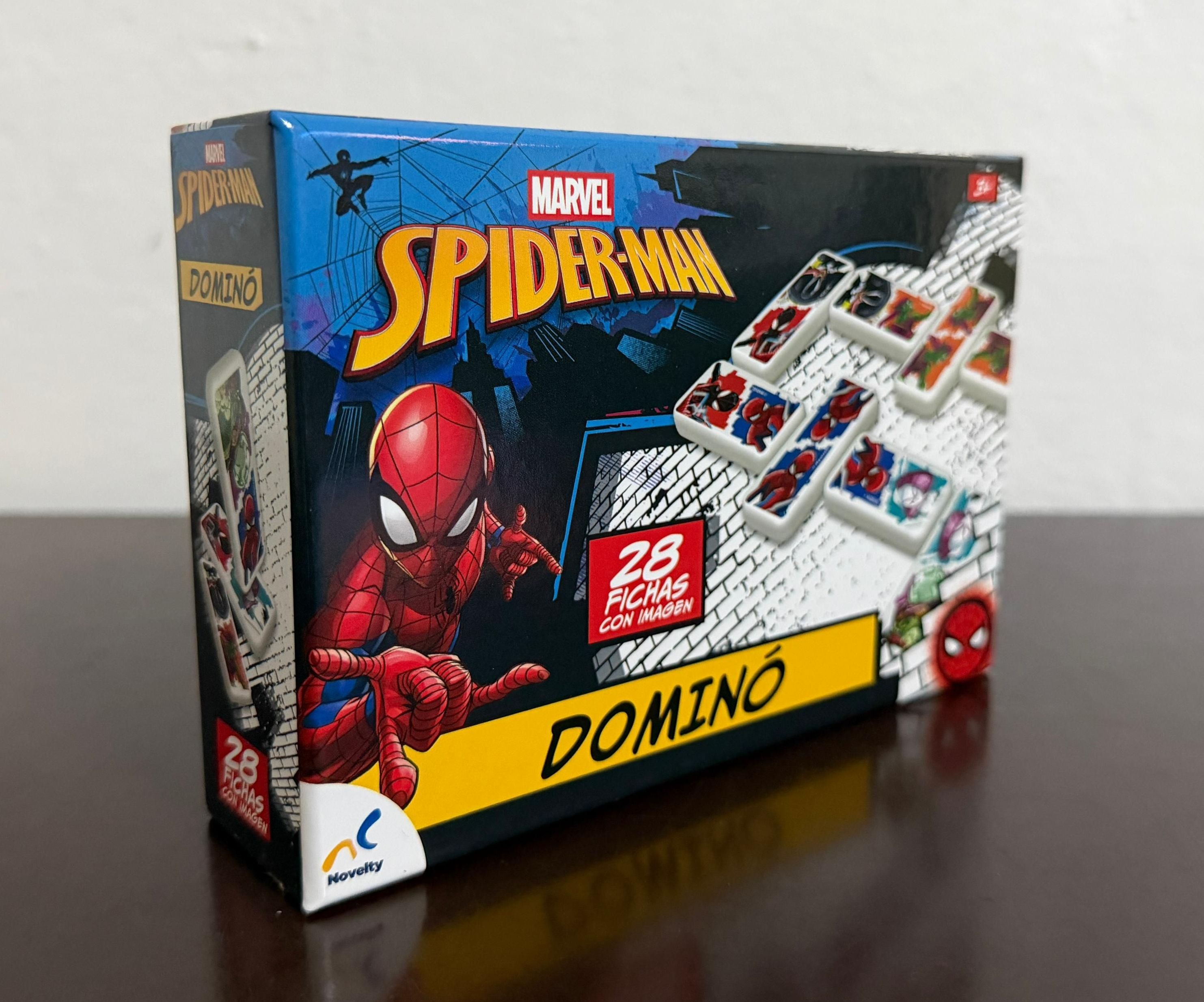 Dominó Novelty 28 Fichas con Imagen - Spider-Man