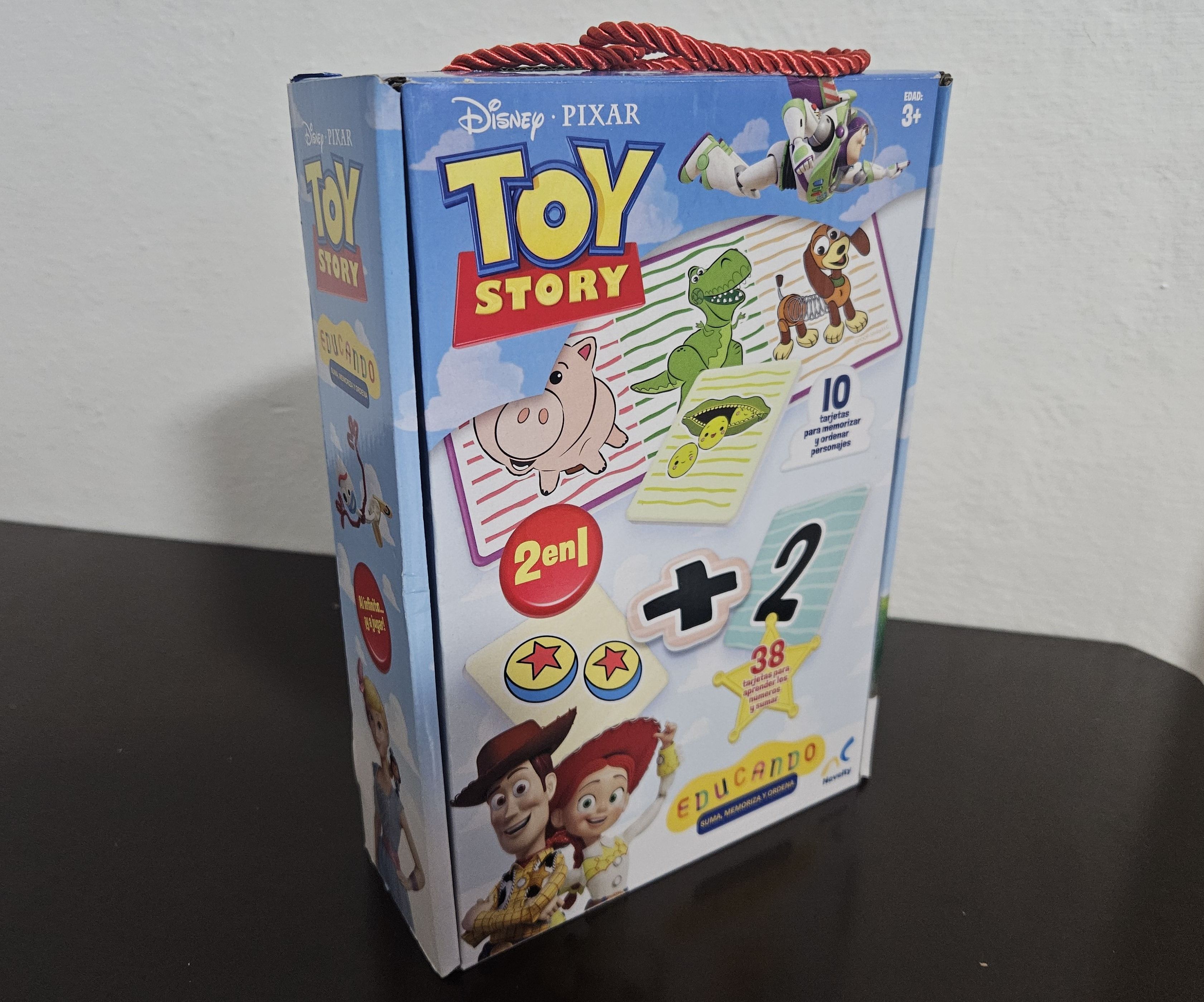 Juego Suma, Memoriza y Ordena 2 en 1 - Toy Story