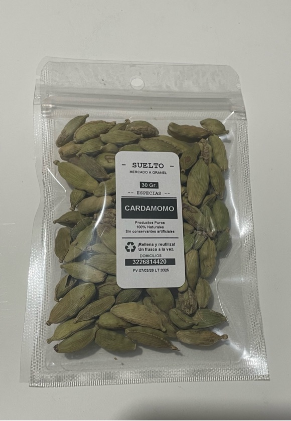 Cardamomo pepa- 30gr