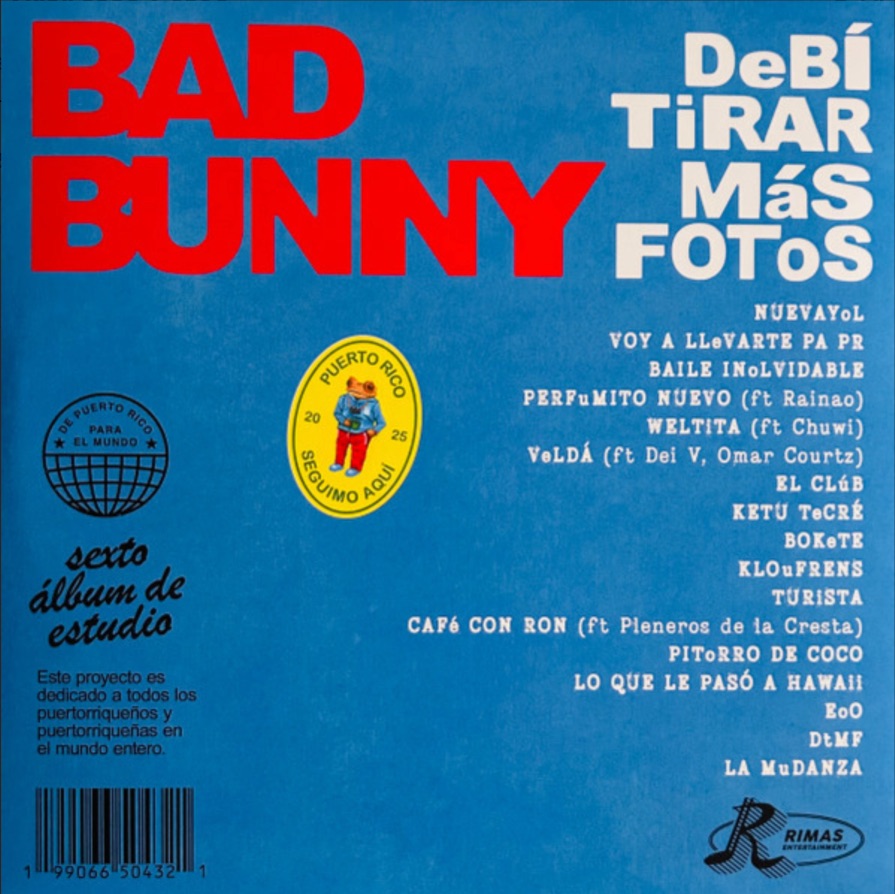 Bad Bunny – Debí Tirar Más Fotos (2LP)