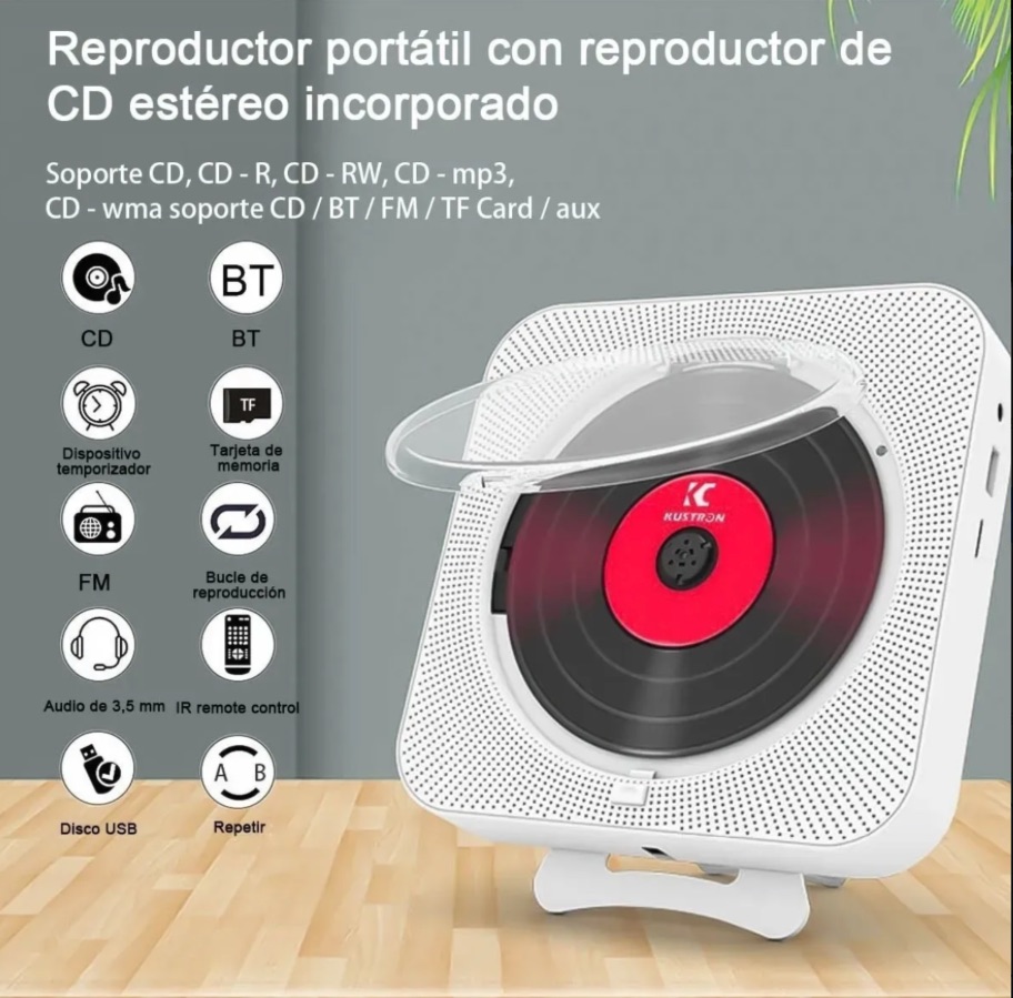 NUWA - Reproductor de CD Portatil