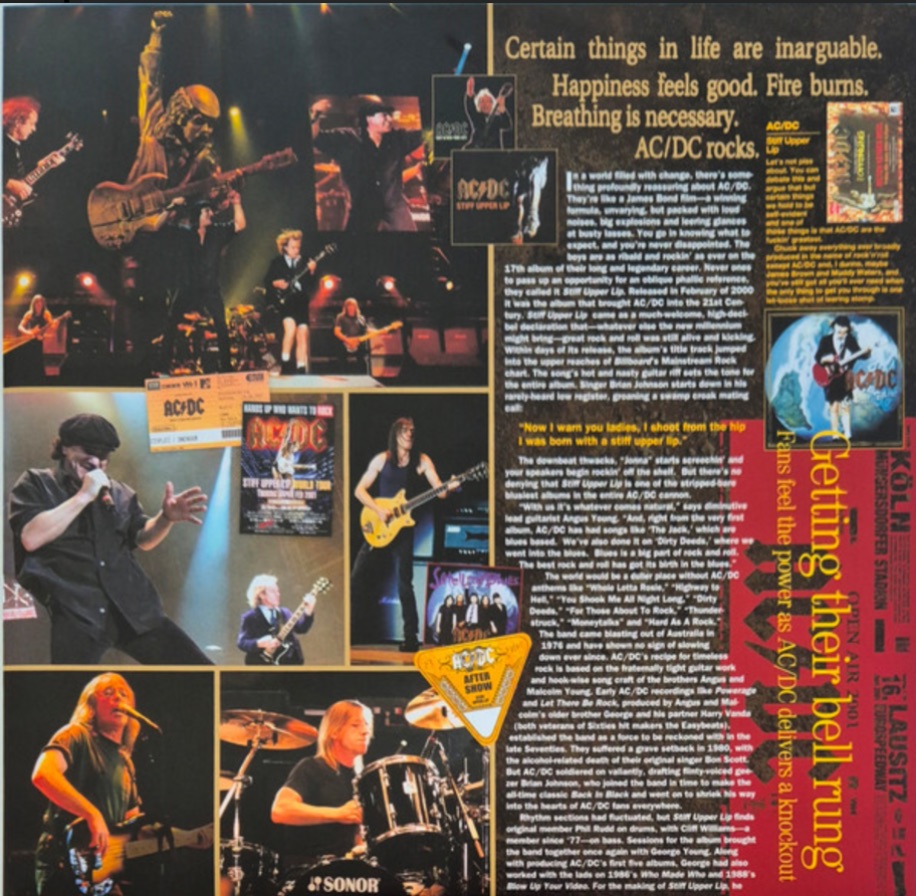 AC/DC – Stiff Upper Lip 50TH (Gold Vinyl)