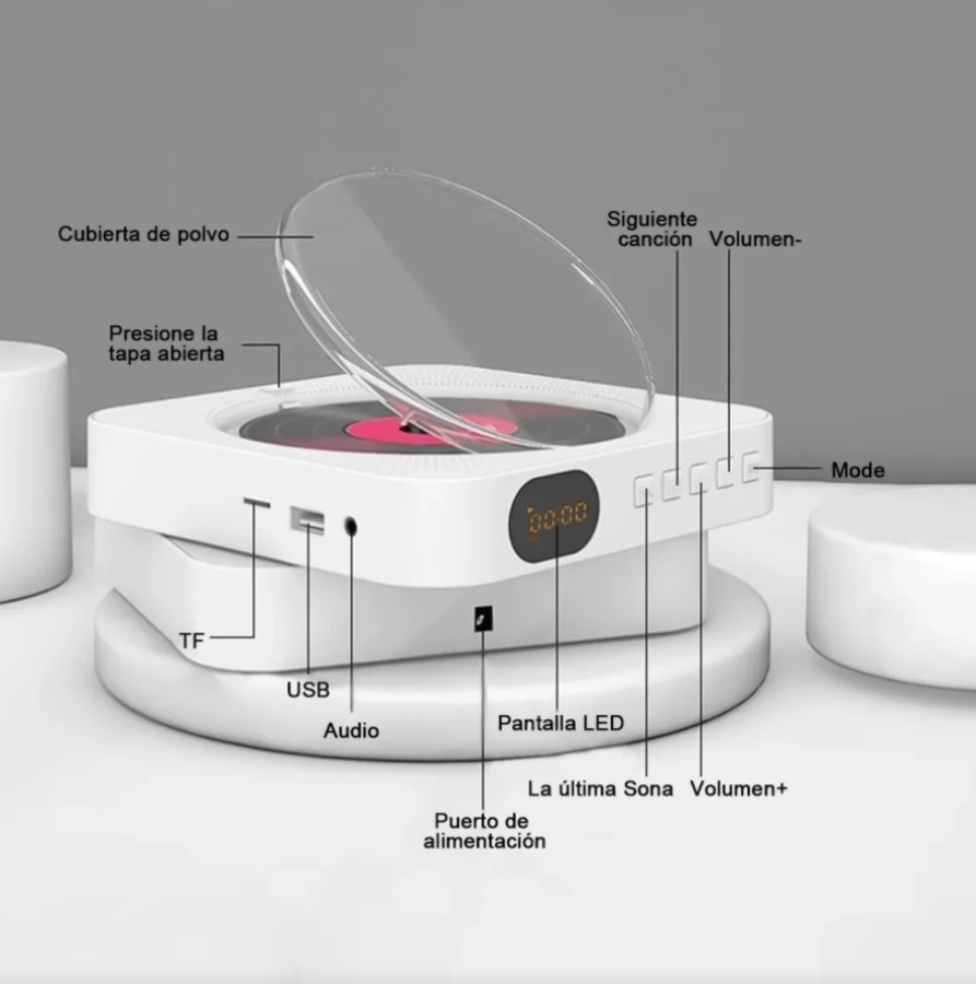 NUWA - Reproductor de CD Portatil