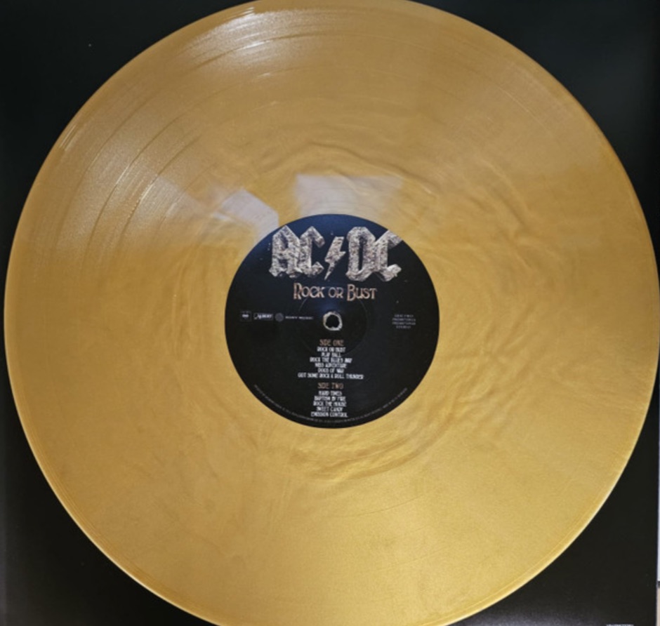 AC/DC – Rock Or Bust 50TH (Gold Vinyl)