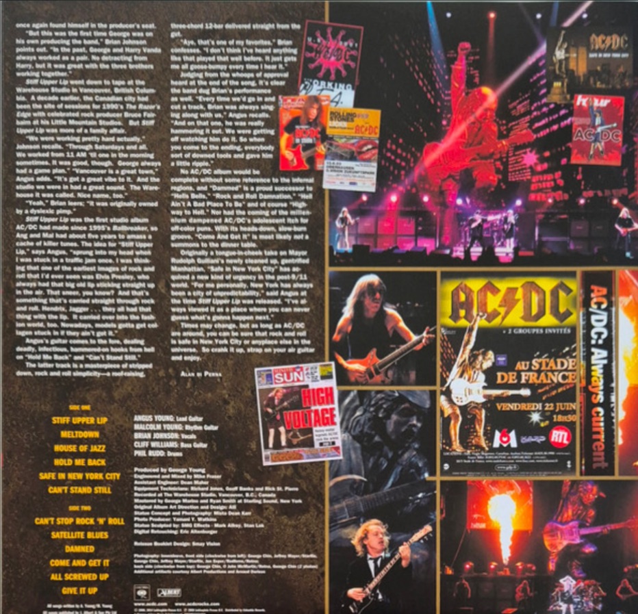 AC/DC – Stiff Upper Lip 50TH (Gold Vinyl)