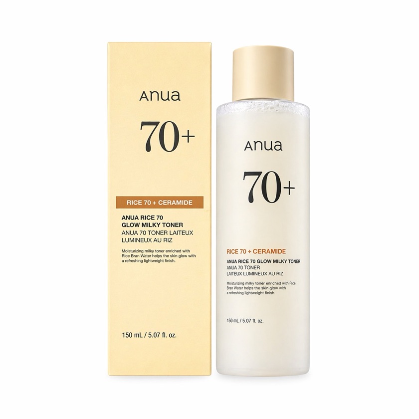 Anua Rice 70 Glow Milky Toner 150mls