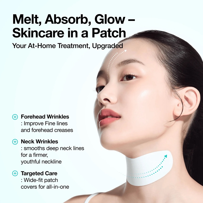 Anua PDRN Collagen Melting Patch For Neck 4 pcs