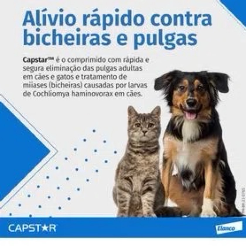 Antipulgas Cães Capstar 57mg (de 11,4 a 57 kg) 1 comprimido