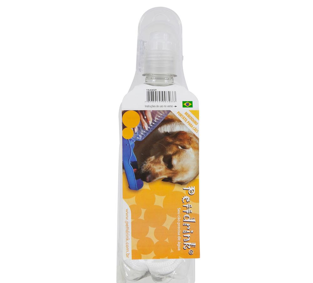 Bebedouro PettDrink Portátil Transparente 500ml