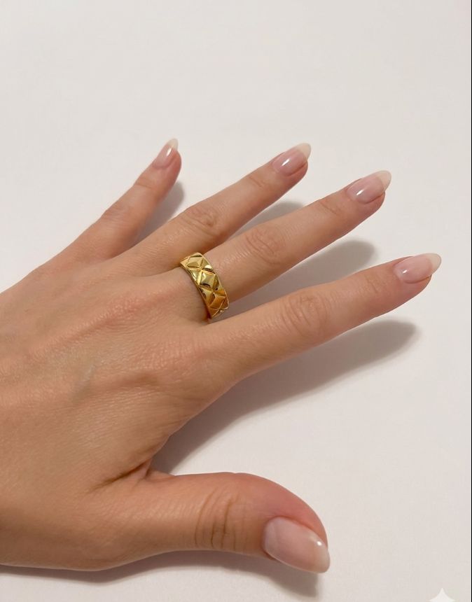 Anel ajustável banho Ouro 18k