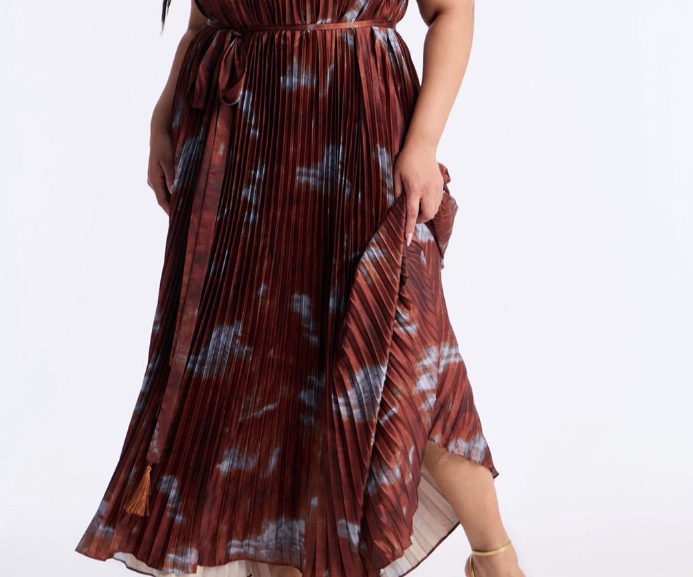 A Touch Of Miami Maxi Dress - Brown/combo