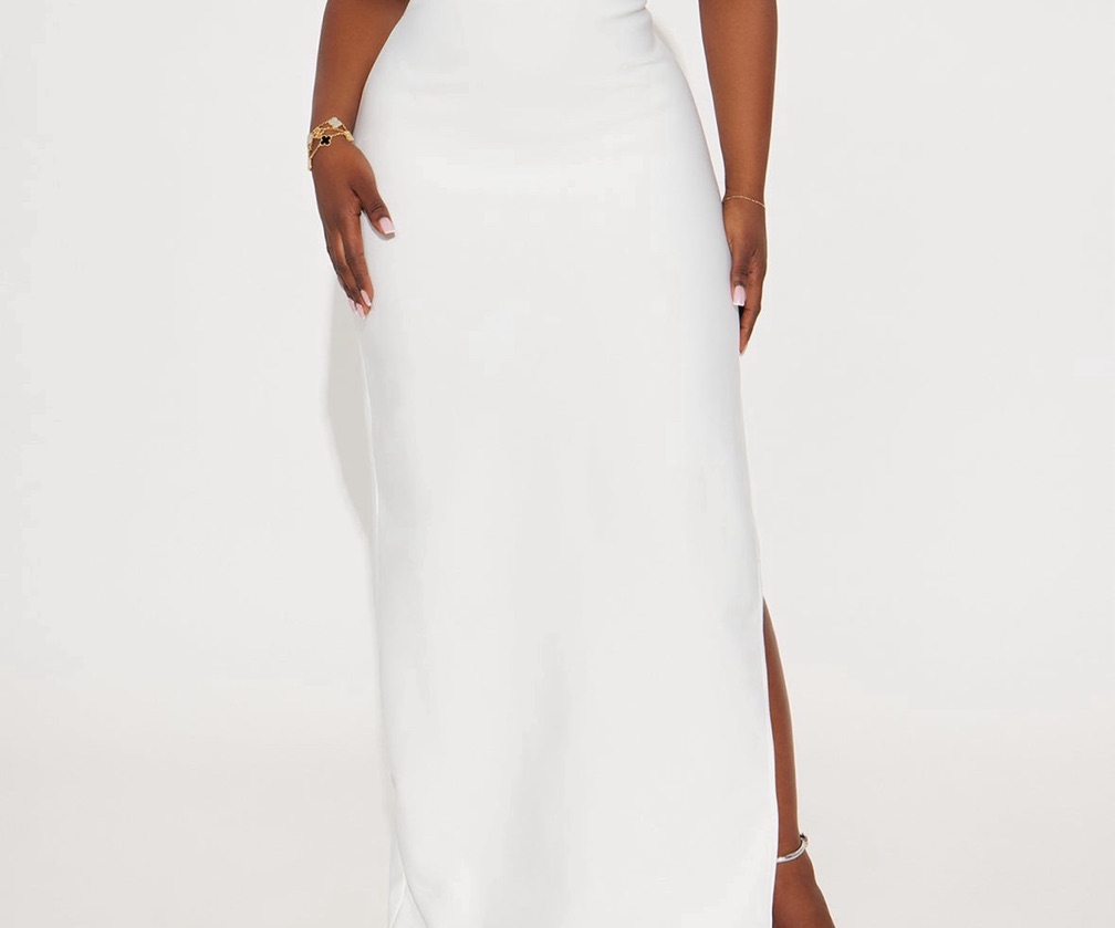 Fit Like A Glove Bandage Maxi Dress -White