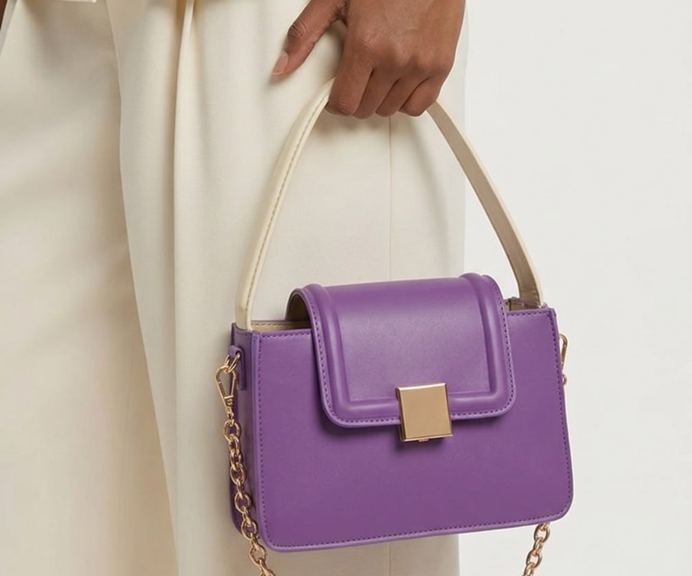 Down For Anything Crossbody Bag-Purple