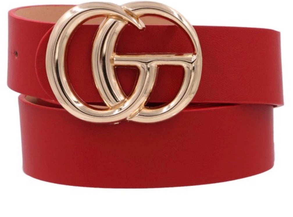 Just Say It Belt - Red