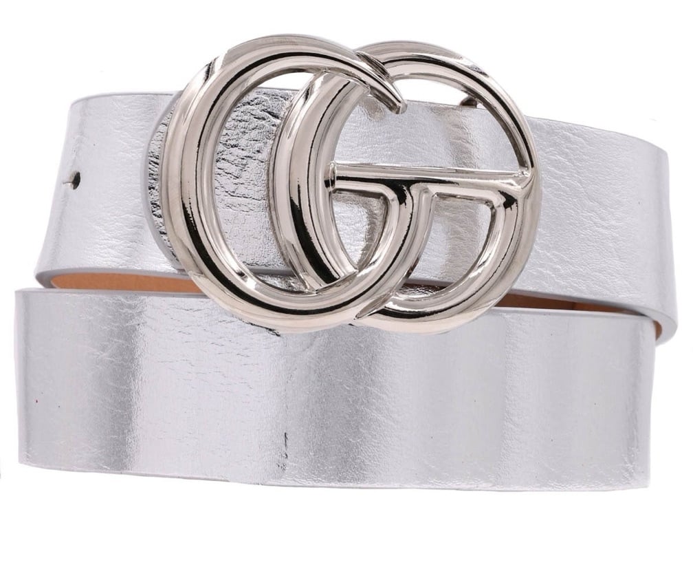 Just Say It Belt - Silver