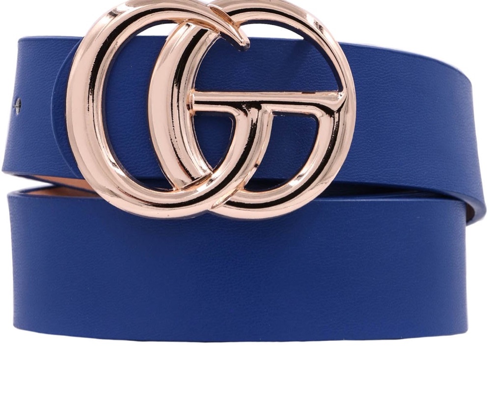 Just Say It Belt - Royale Blue
