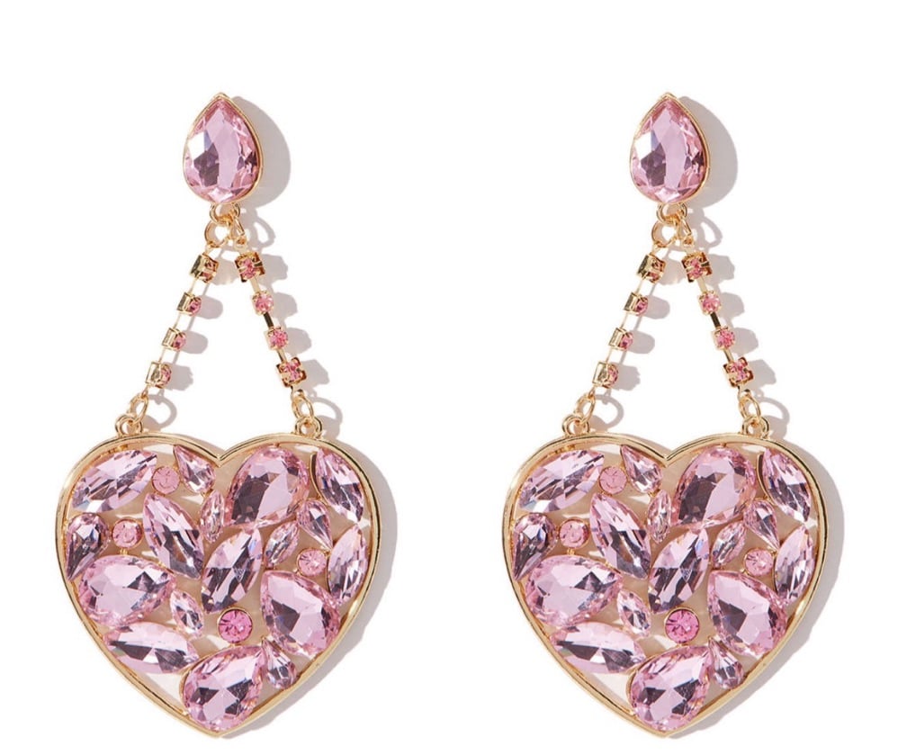 Caught Ur Attention Earrings - Fuchsia