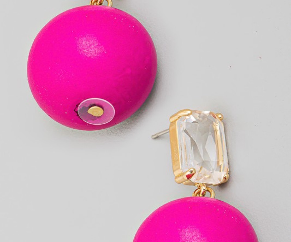 Drop Ball Earrings