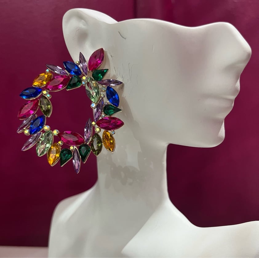 Full Circle Earrings - Multi